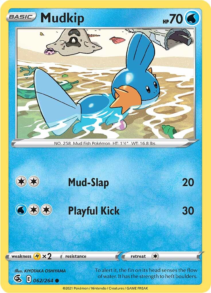 Mudkip (062/264) [Sword & Shield: Fusion Strike] | Jack's On Queen