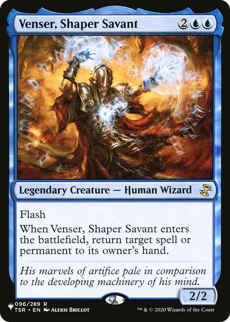 Venser, Shaper Savant [The List] | Jack's On Queen