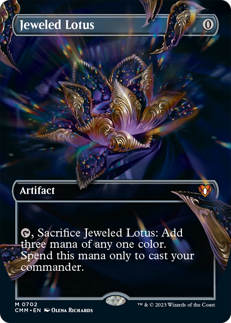 Jeweled Lotus (Borderless Frame Break) [Commander Masters] | Jack's On Queen