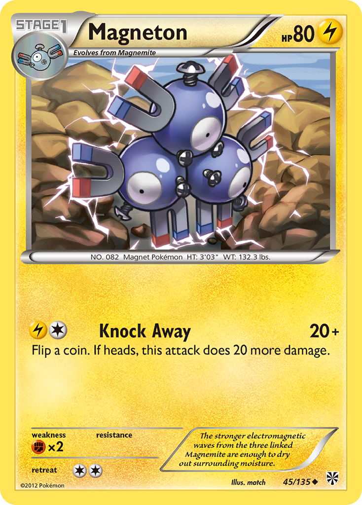 Magneton (45/135) [Black & White: Plasma Storm] | Jack's On Queen