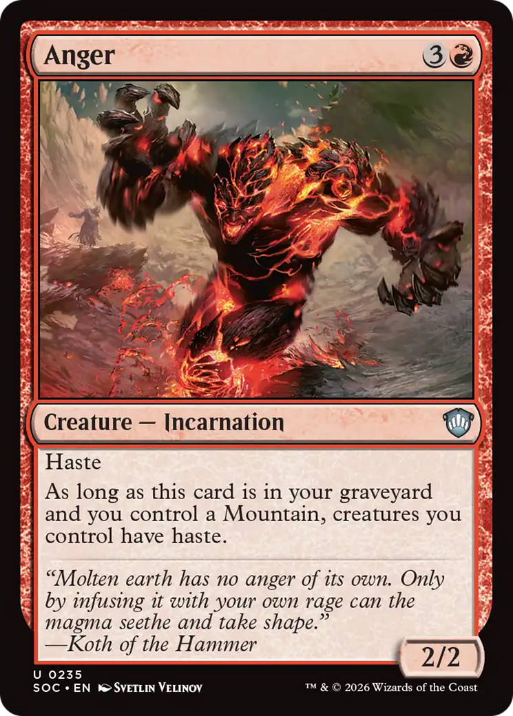 Anger [Secrets of Strixhaven Commander] | Jack's On Queen
