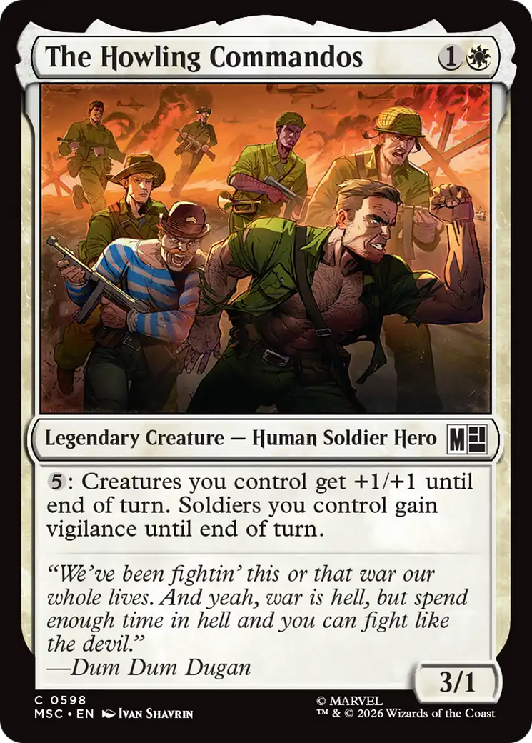 The Howling Commandos [Marvel Super Heroes Commander] | Jack's On Queen