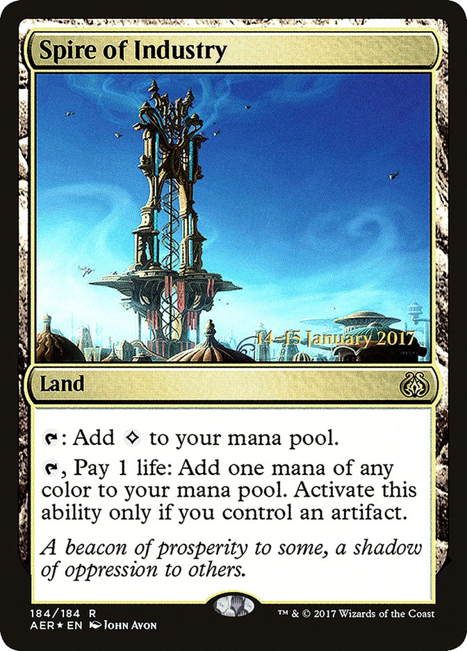 Spire of Industry [Aether Revolt Prerelease Promos] | Jack's On Queen