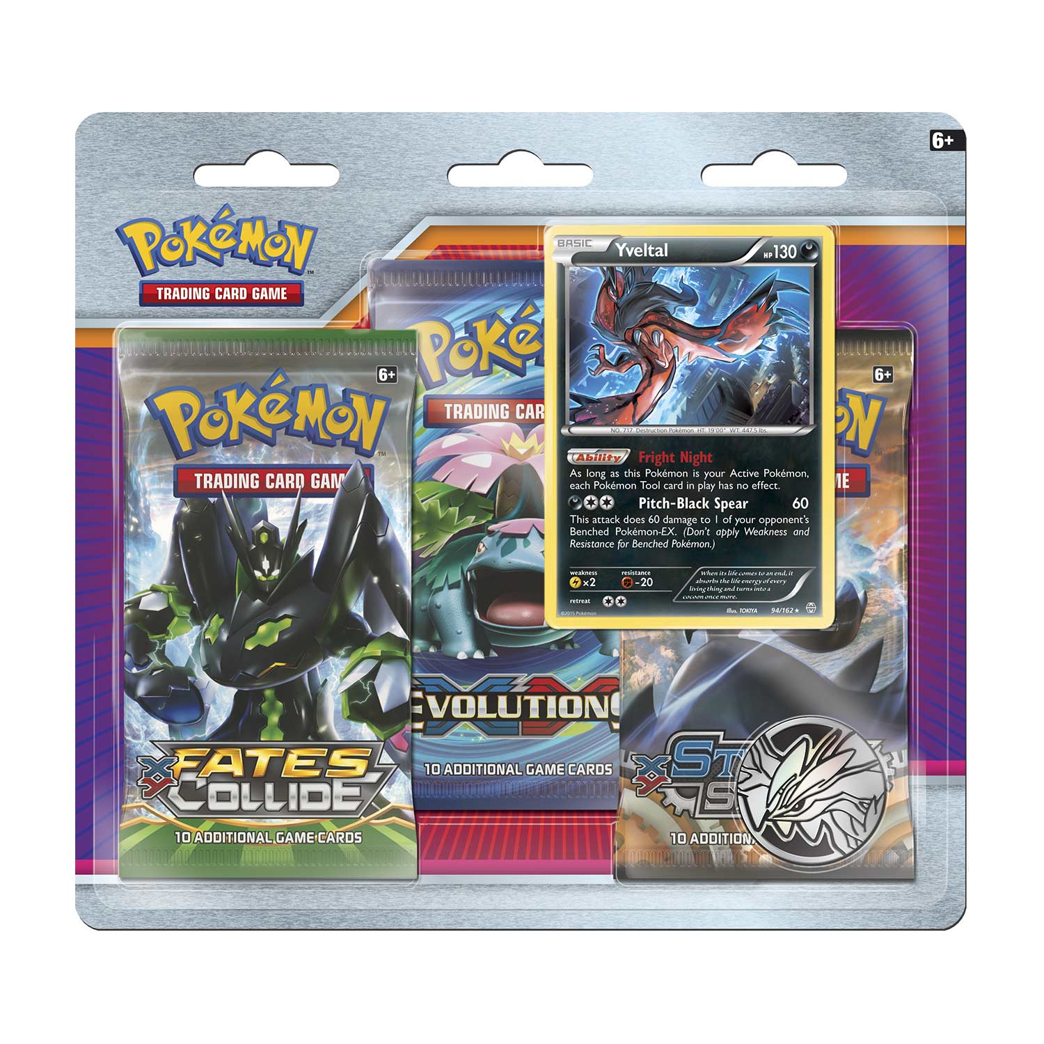XY - 3-Pack Blister (Yveltal) | Jack's On Queen