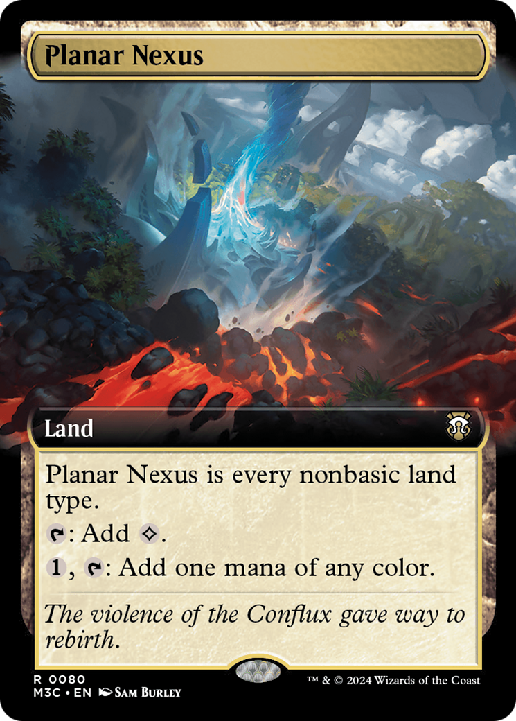 Planar Nexus (Extended Art) (Ripple Foil) [Modern Horizons 3 Commander] | Jack's On Queen