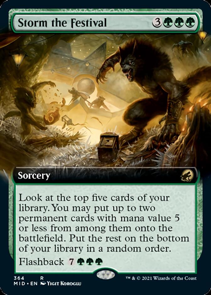 Storm the Festival (Extended Art) [Innistrad: Midnight Hunt] | Jack's On Queen