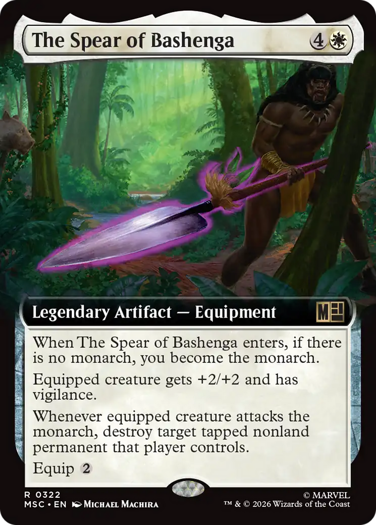 The Spear of Bashenga (Extended Art) [Marvel Super Heroes Commander] | Jack's On Queen