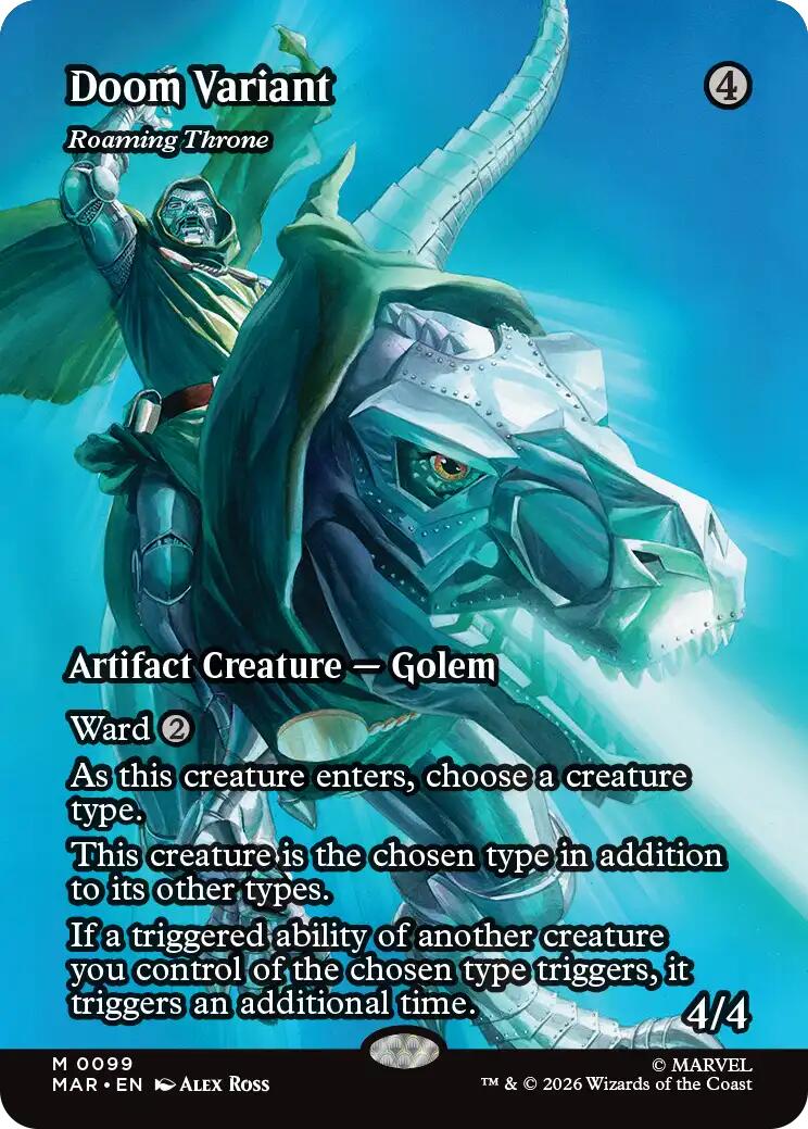 Doom Variant - Roaming Throne (Borderless) [Marvel Universe: Eternal-Legal] | Jack's On Queen