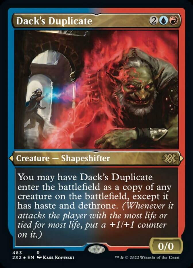 Dack's Duplicate (Foil Etched) [Double Masters 2022] | Jack's On Queen