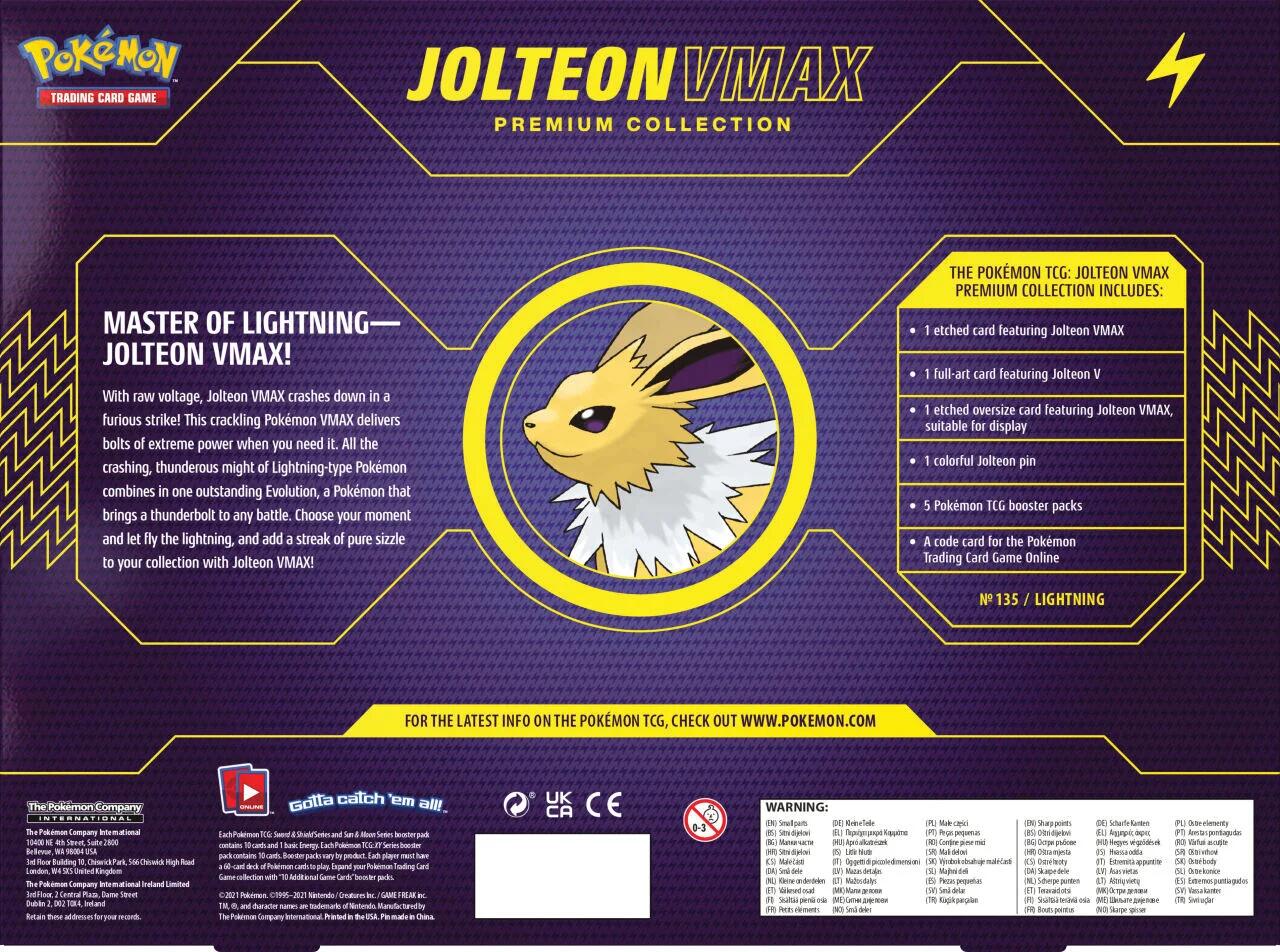 Jolteon VMAX Premium Collection (EU Exclusive) | Jack's On Queen