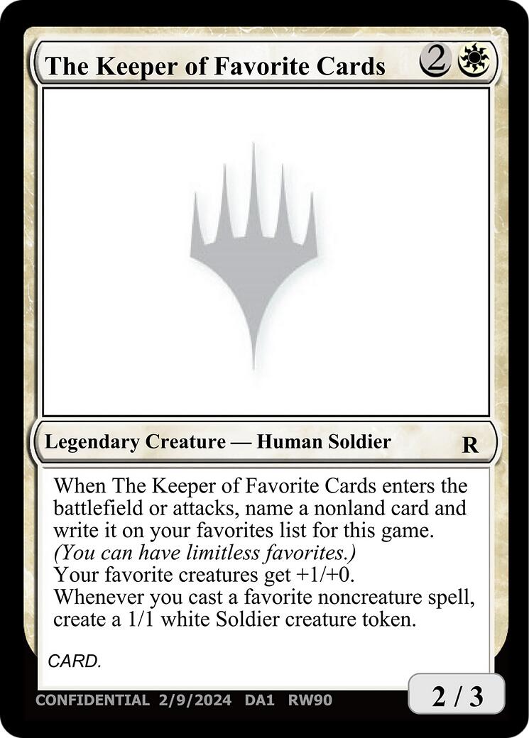 The Keeper of Favorite Cards (2/9/2024) [Unknown Event] | Jack's On Queen