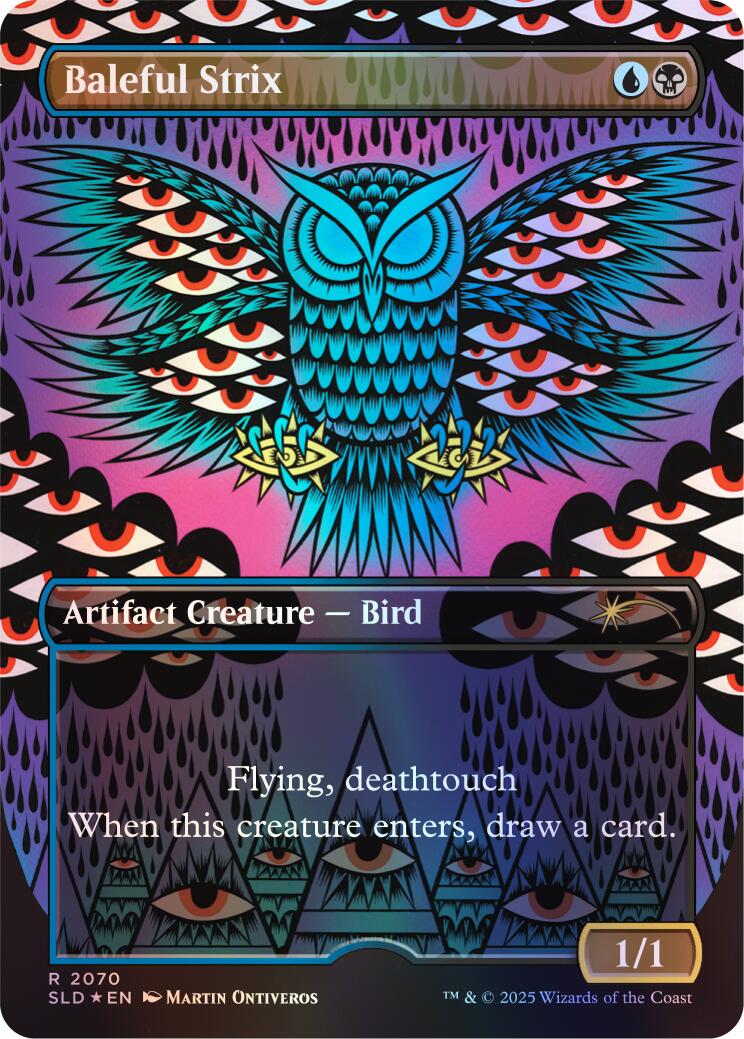 Baleful Strix (2070) (Rainbow Foil) [Secret Lair Drop Series] | Jack's On Queen