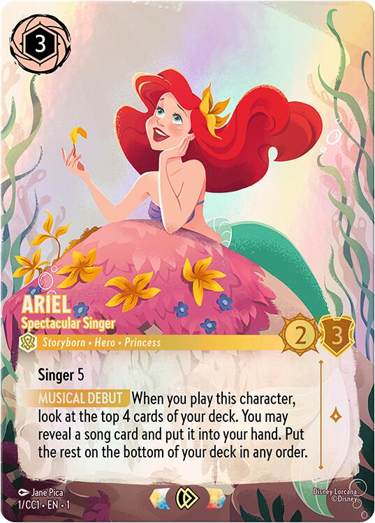 Ariel - Spectacular Singer (1) [Promo Cards] | Jack's On Queen