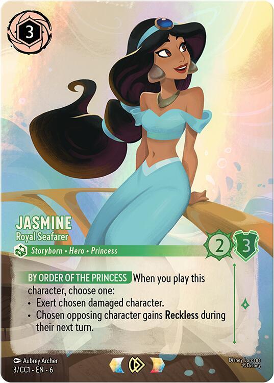 Jasmine - Royal Seafarer (3) [Disney Lorcana Promo Cards] | Jack's On Queen