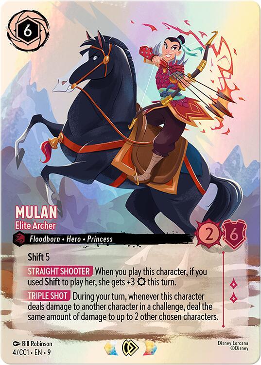 Mulan - Elite Archer (4) [Disney Lorcana Promo Cards] | Jack's On Queen