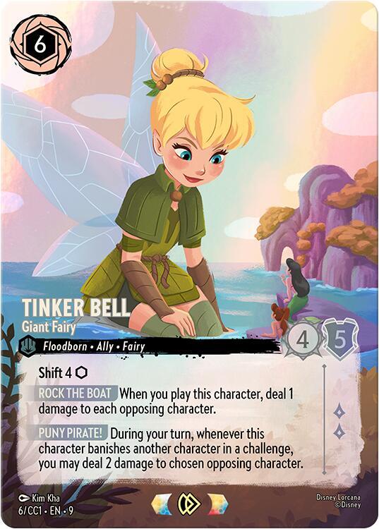 Tinker Bell - Giant Fairy (6/CC1) (6) [Disney Lorcana Promo Cards] | Jack's On Queen