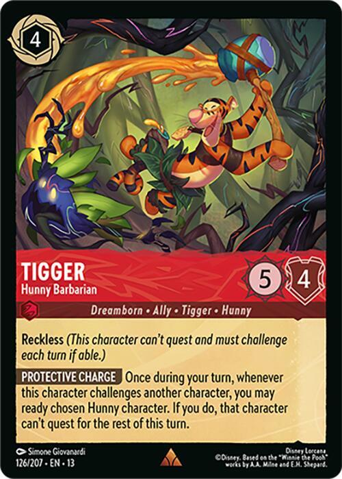 Tigger - Hunny Barbarian (126/207) [Attack of the Vine!] | Jack's On Queen