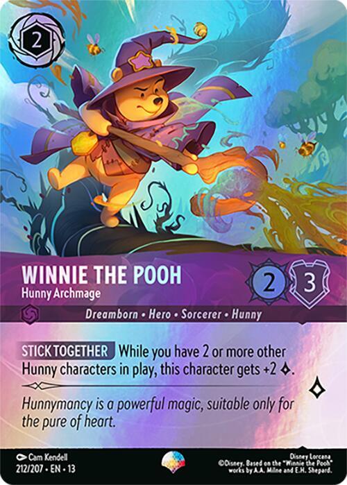 Winnie the Pooh - Hunny Archmage (Epic) (212/207) [Attack of the Vine!] | Jack's On Queen