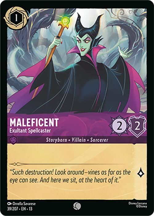 Maleficent - Exultant Spellcaster (39/207) [Attack of the Vine!] | Jack's On Queen