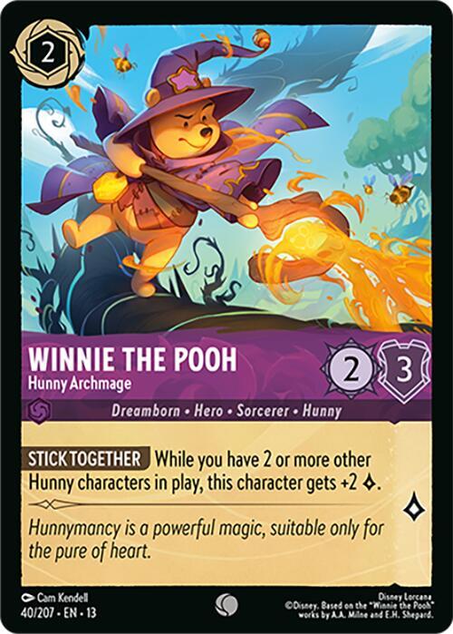 Winnie the Pooh - Hunny Archmage (40/207) [Attack of the Vine!] | Jack's On Queen