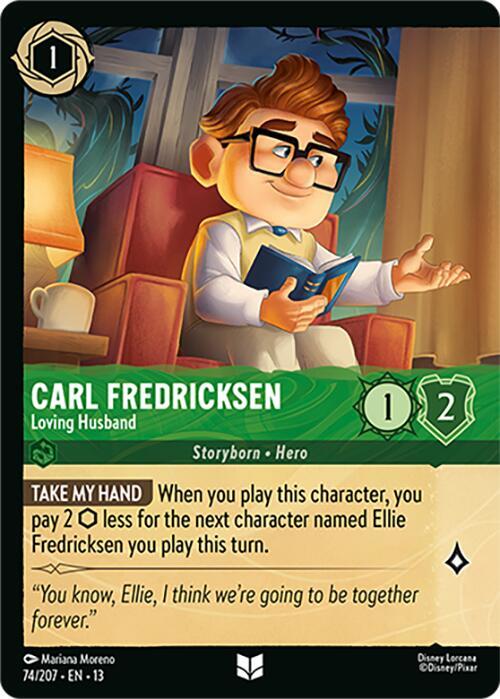 Carl Fredricksen - Loving Husband (Foil) (74/207) [Attack of the Vine!] | Jack's On Queen