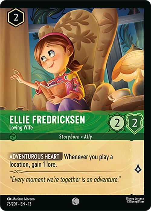 Ellie Fredricksen - Loving Wife (Foil) (75/207) [Attack of the Vine!] | Jack's On Queen
