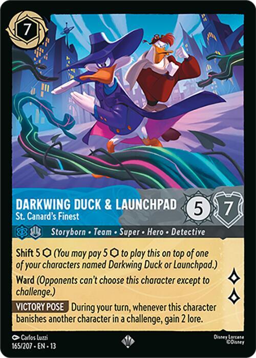 Darkwing Duck & Launchpad - St. Canard's Finest (165/207) [Attack of the Vine!] | Jack's On Queen