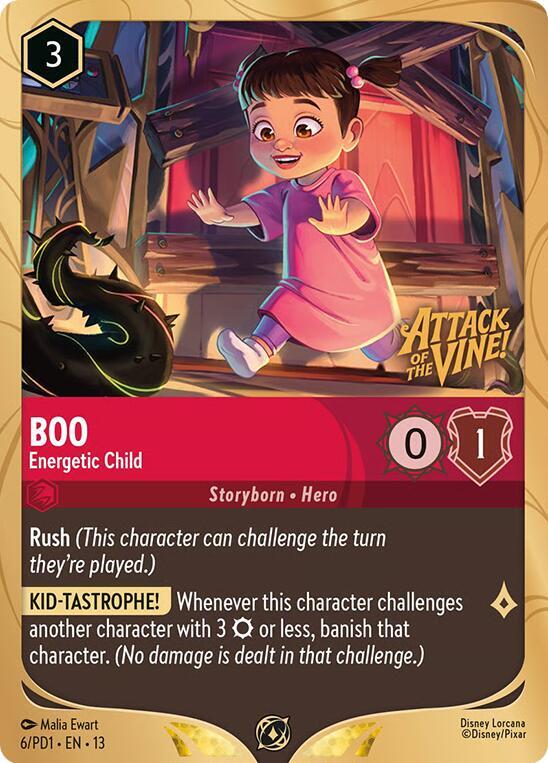 Boo - Energetic Child (6) [Disney Lorcana Promo Cards] | Jack's On Queen