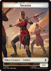 Soldier // Goat Double-Sided Token [Marvel Super Heroes Commander Tokens] | Jack's On Queen