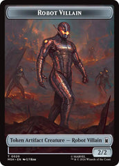 Villain // Robot Villain Double-Sided Token (009//020) [Marvel Super Heroes Tokens] | Jack's On Queen