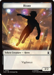 Hero // Robot Villain Double-Sided Token [Marvel Super Heroes Tokens] | Jack's On Queen