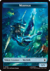 Merfolk // Doombot Double-Sided Token [Marvel Super Heroes Tokens] | Jack's On Queen