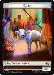 Goat // Soldier Double-Sided Token (Surge Foil) [Marvel Super Heroes Commander Tokens] | Jack's On Queen