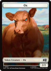 Ox // Vibranium Double-Sided Token [Marvel Super Heroes Commander Tokens] | Jack's On Queen