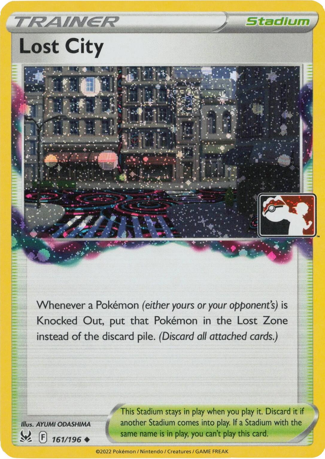 Lost City (161/196) (Cosmos Holo) [Prize Pack Series Four] | Jack's On Queen