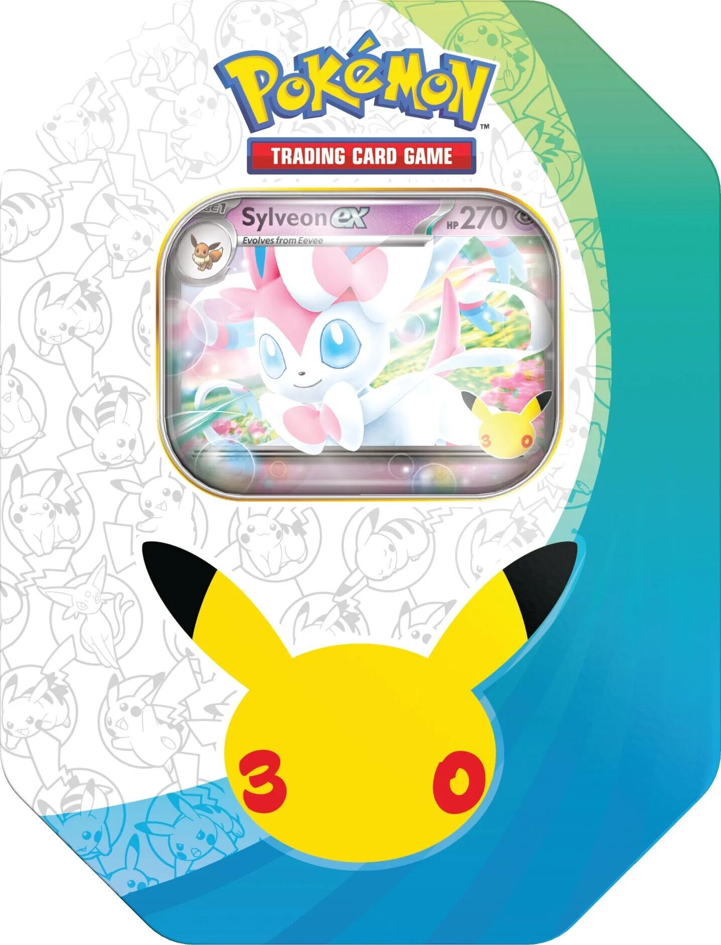30th Celebration Tin [Sylveon ex] | Jack's On Queen