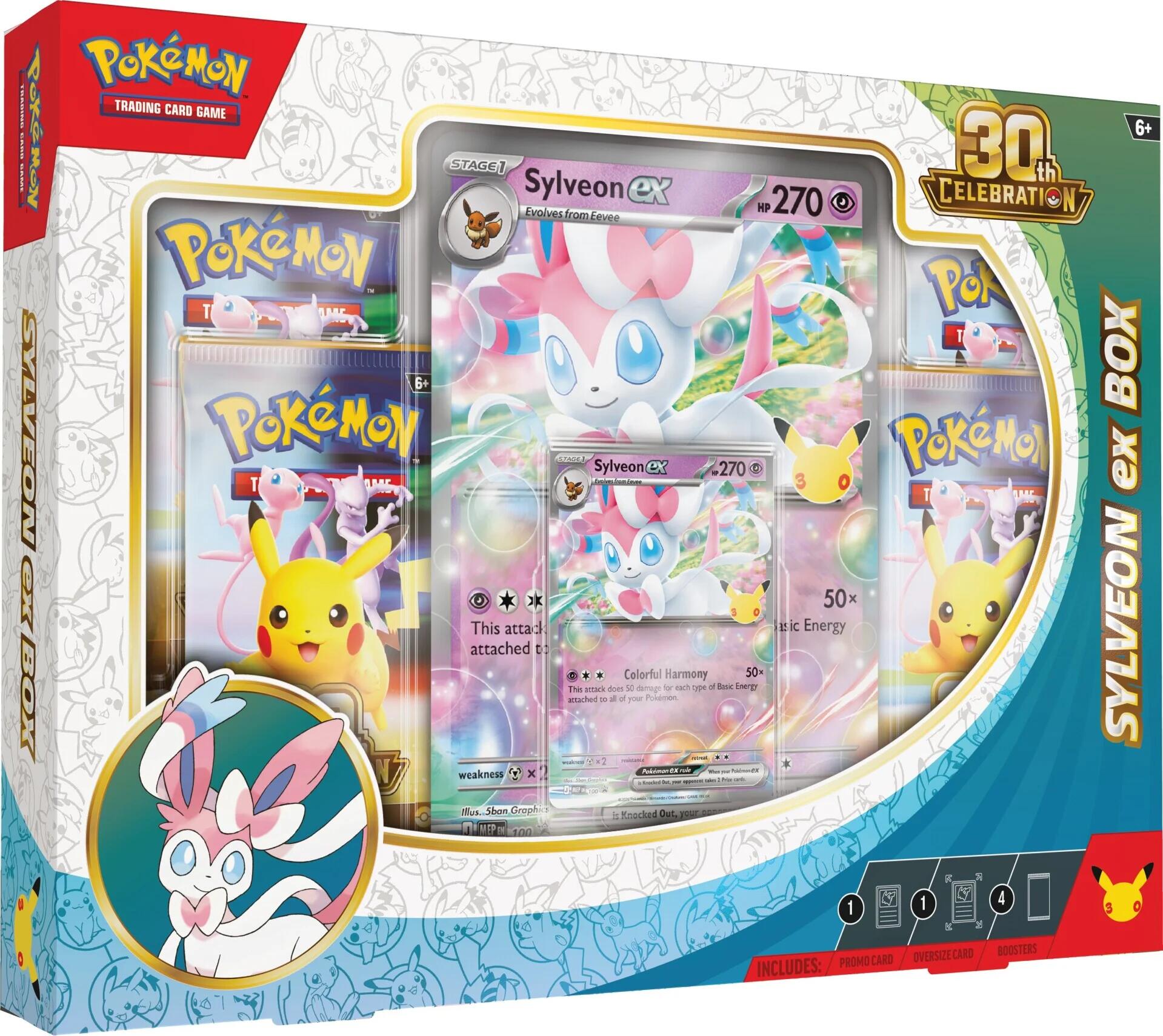 30th Celebration Sylveon ex Box | Jack's On Queen