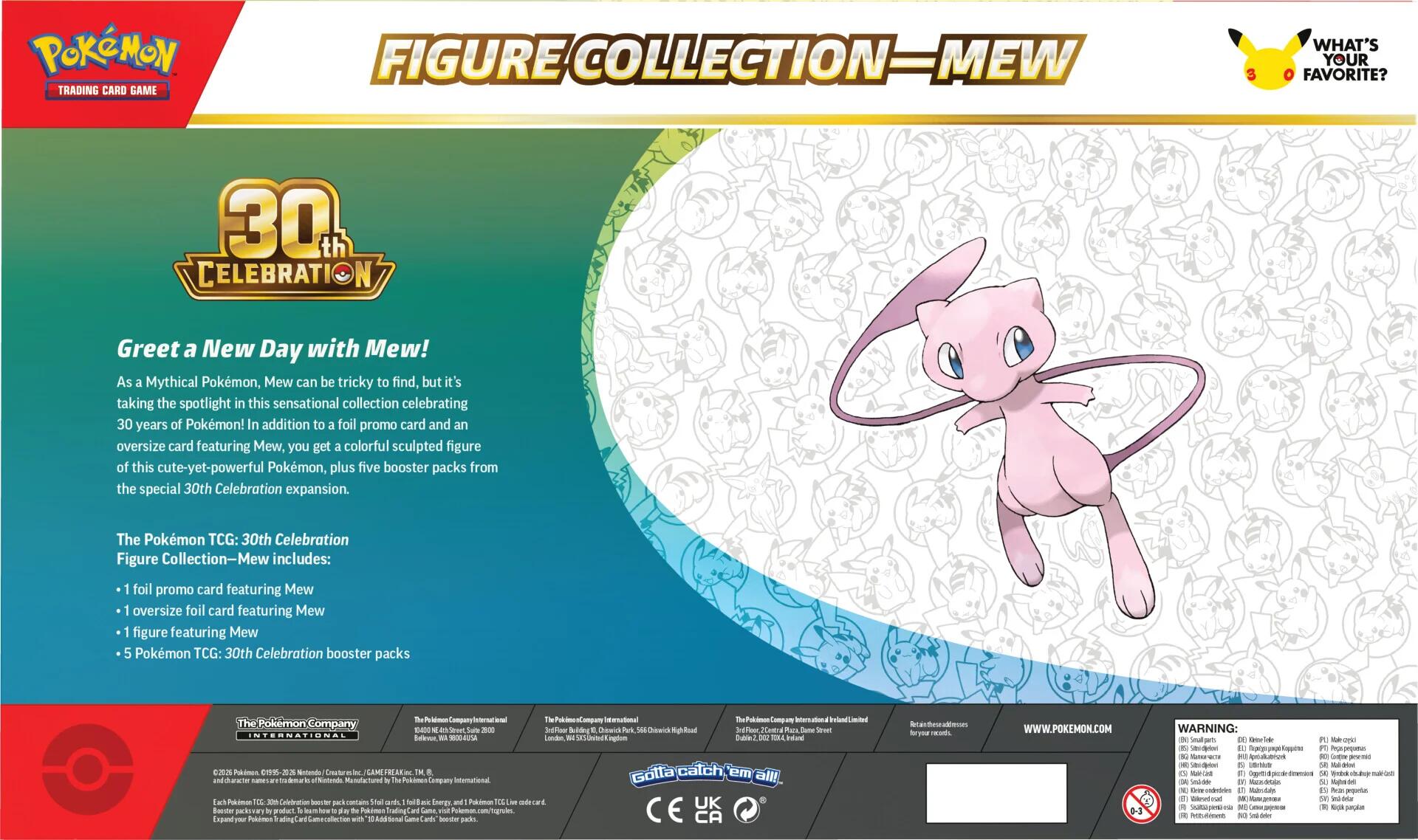 30th Celebration Figure Collection [Mew] | Jack's On Queen