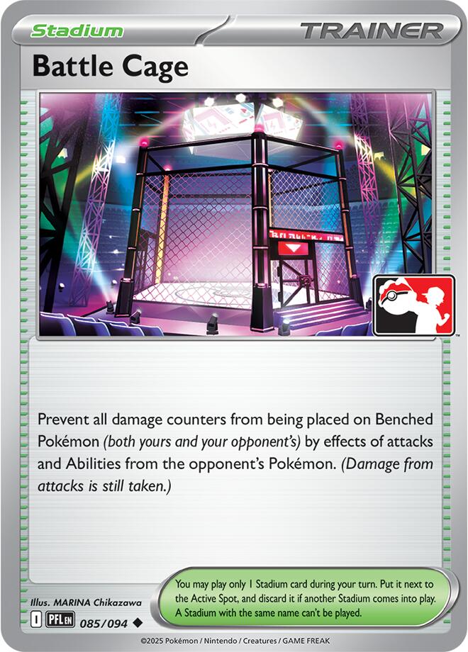 Battle Cage (085/094) [Prize Pack Series Nine] | Jack's On Queen