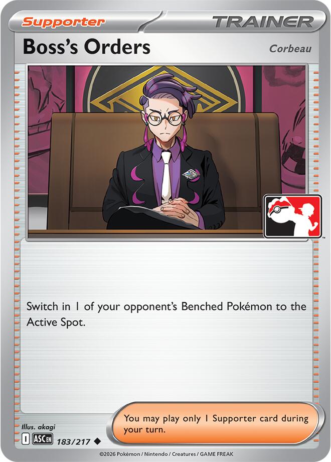 Boss's Orders [Corbeau] (183/217) [Prize Pack Series Nine] | Jack's On Queen