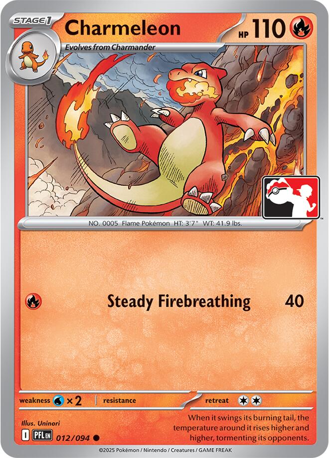 Charmeleon (012/094) [Prize Pack Series Nine] | Jack's On Queen