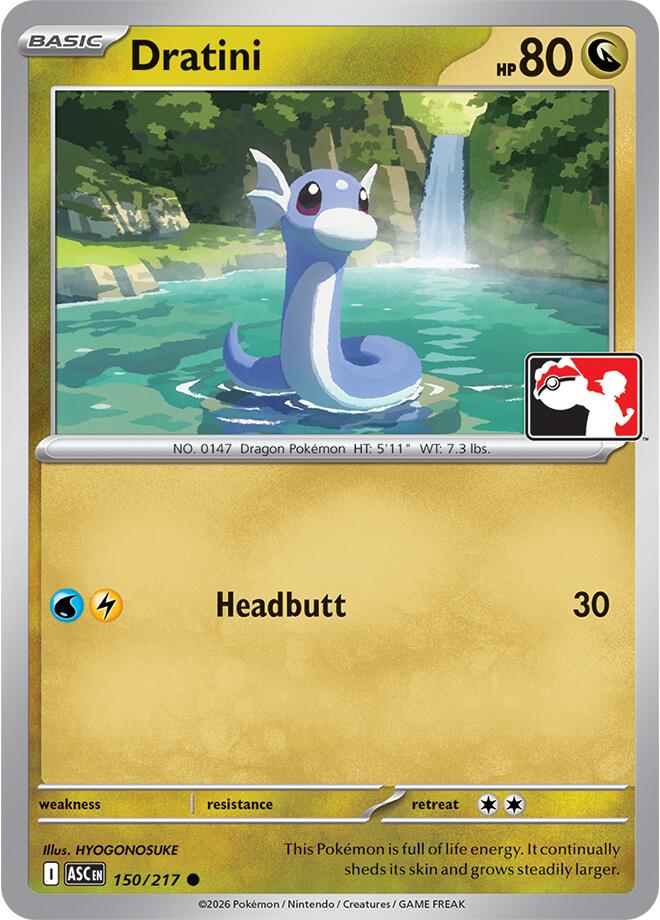 Dratini (150/217) [Prize Pack Series Nine] | Jack's On Queen