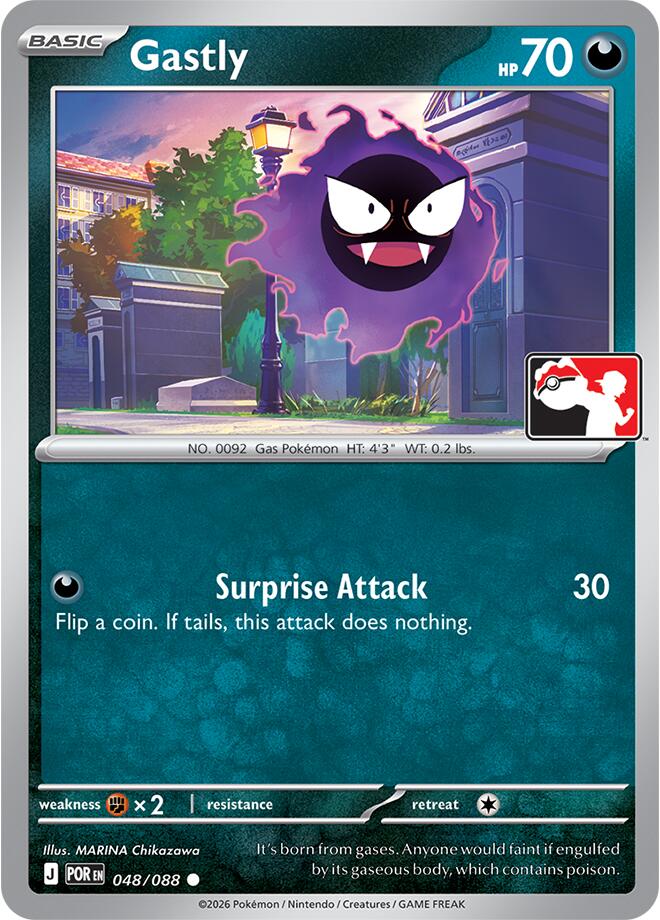 Gastly (048/088) [Prize Pack Series Nine] | Jack's On Queen