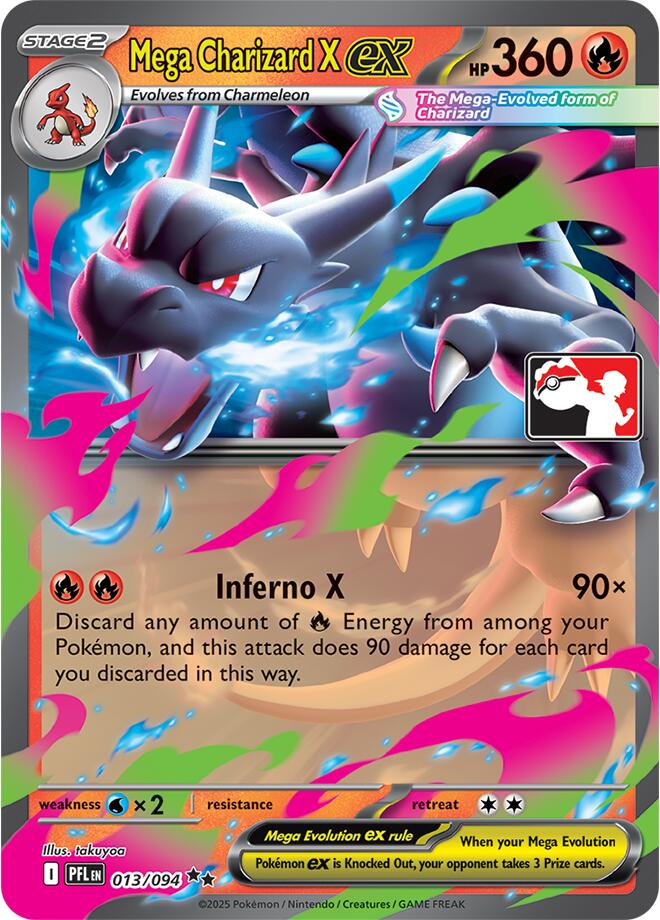 Mega Charizard X ex (013/094) [Prize Pack Series Nine] | Jack's On Queen