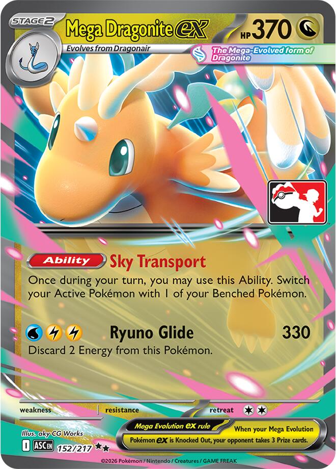 Mega Dragonite ex (152/217) [Prize Pack Series Nine] | Jack's On Queen