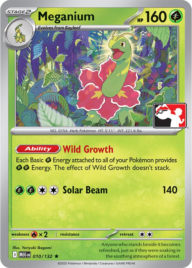 Meganium (010/132) [Prize Pack Series Nine] | Jack's On Queen