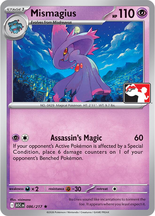 Mismagius (086/217) [Prize Pack Series Nine] | Jack's On Queen