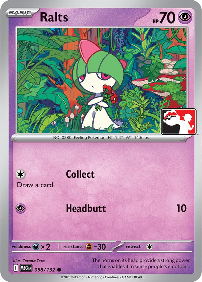 Ralts (058/132) [Prize Pack Series Nine] | Jack's On Queen