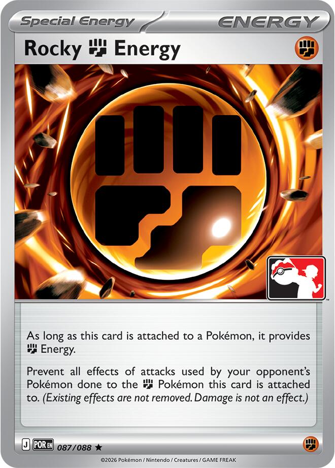 Rocky Fighting Energy (087/088) [Prize Pack Series Nine] | Jack's On Queen