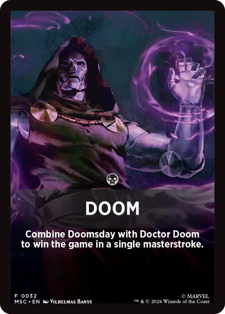 Doom Theme Card [Marvel Super Heroes Commander] | Jack's On Queen